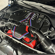 BMW F90 M5 M8 F92 F91 Carbon Fiber Engine Cover - Front Bumper - Dry carbon fiber - Black carbon fiber twill product image 1